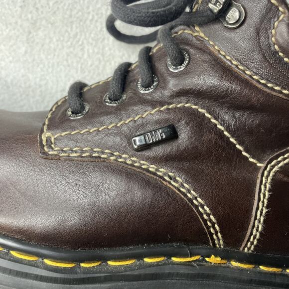 Vtg Dr. Martens 9271 Made in England Brown Leather Boots MIE UK 7 Near MINT main image 13